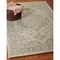 Homeroots 5 x 8 ft. Green & Cream Medallion Area Rug 395920 - alternate 7